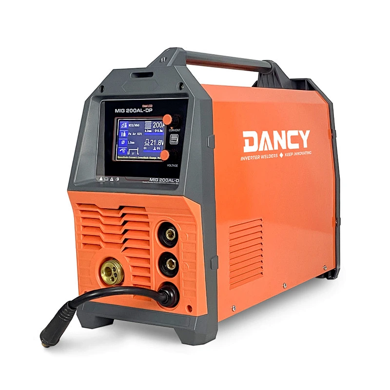 mig pulse welder  aluminum welding machine mig mma tig mig 6 in 1 welder  mig double pulse mig mag pulse synerger Double Pulse MIG200 MIG Pulse TIG Lift MMA Spot welding 6 in 1 multifunctional welder good for aluminum welding