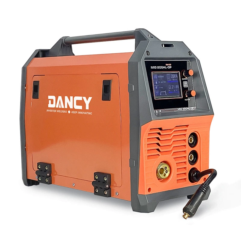 mig pulse welder  aluminum welding machine mig mma tig mig 6 in 1 welder  mig double pulse mig mag pulse synerger Double Pulse MIG200 MIG Pulse TIG Lift MMA Spot welding 6 in 1 multifunctional welder good for aluminum welding