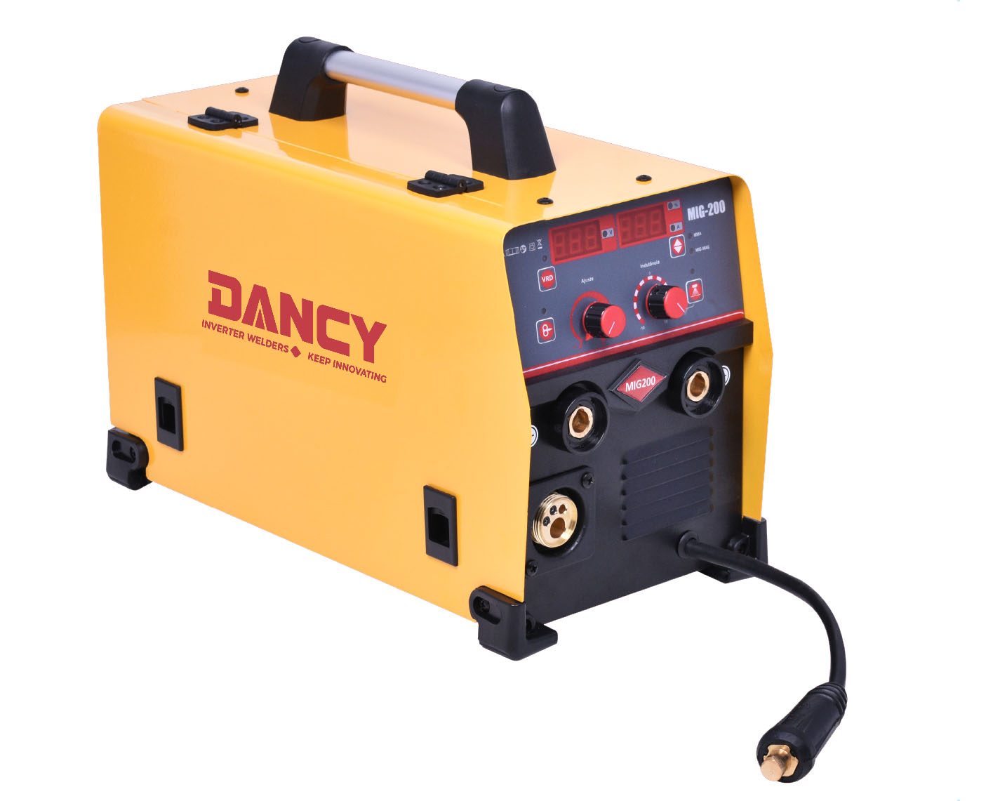 MAG MIG 200A inverter IGBT portable gas and gasless mig welding machine with 5 kgs wire capacity