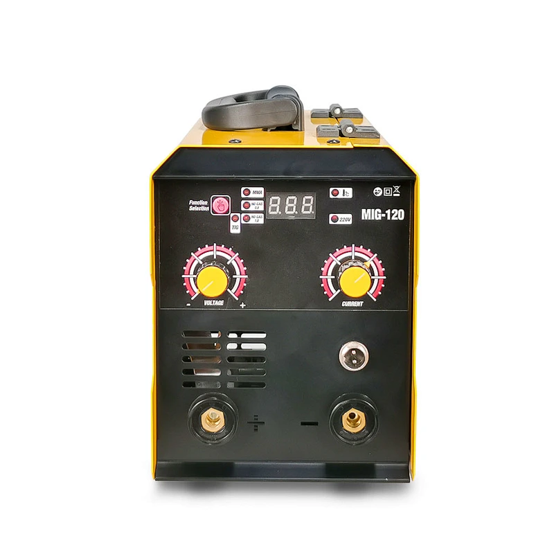 flux core welder  gasless mig welder  mig120  gasless flux mini mig welder mig 120 no gas  inverter mig welder MIG gasless welding machine portable inverter 120A without gas easy to operate for carbon steel welding