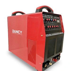 Multi function welding machne Tig ac dc SuperTIG250P pulse welder  and plasma cutter, 220V aluminium inverter welding machine