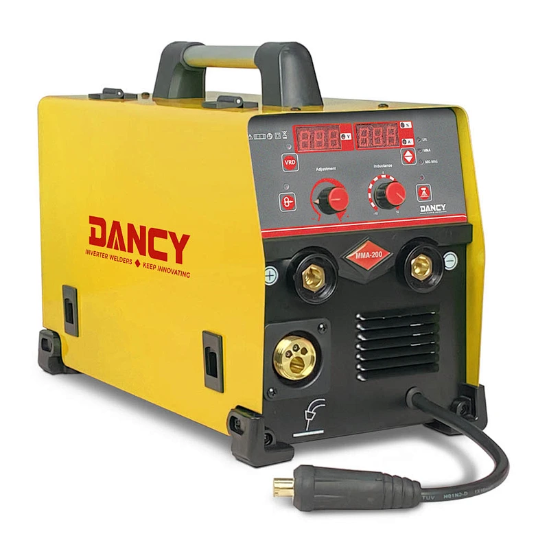 MIG 200 Amp Inverter IGBT gas and gasless 220V MIG/MMA/TIG 200 Arc Mig Welding Machine