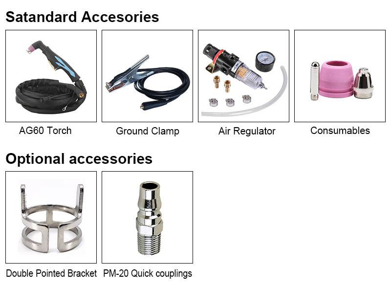 CUT60 accessories