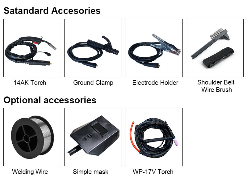 MIG140 accessories