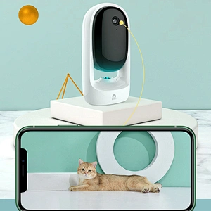 Cat Laser Toys APP Remote Control Camera Voice Intercom Smart Interactive Toys For Cat