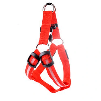USB Charge Light Up LED Dog Chest Harness For Wholesale