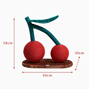 Large Cat Scratching Tree New Design Sisal Luxury Cherry Cat Tree