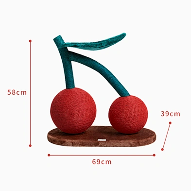 Large Cat Scratching Tree New Design Sisal Luxury Cherry Cat Tree