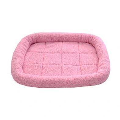 Fleece Dog Mat Wholesale Winter Warm Soft Coral Fleece Cat Pet Dog Bed Memory Foam
