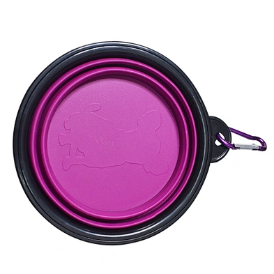 Weciygg Portable Pet Supplies Food Bowl Outdoor Folding Drinking Dog Bowl