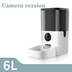 2020 new automatic pet feeder wifi remote control timer smart cat automatic dog feeder with camera