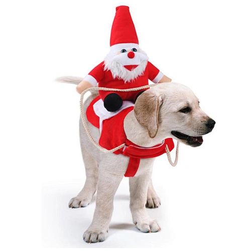 Wholesale Santa Claus Dog Costumes Christmas Pet Dog Clothes
