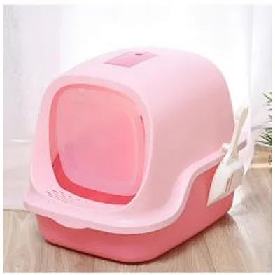 Enclosed Cat Litter Box New 2021 Best Clean Plastic Big Cat Closed Litter Boxes