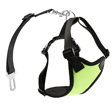 Wholesale pet car seat harness vest dog car harness with safety seat belt