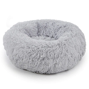 Cheap Calming Plush Good Quality Pet Donut Dog Bed for Dog Cute Fluffy Soft Cat Bed