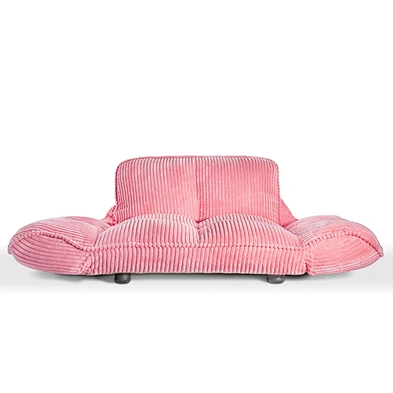 Luxury Orthopedic Dog Bed Sofa PU Leather Designer Foldable Raised Large Dog Beds