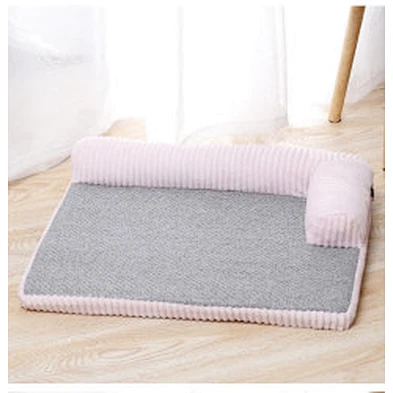 2020 Large memory foam dog bed dog cooling bed pet sofa cooling rattan pet bed for cat
