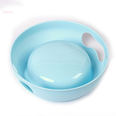 Wholesale Round Shape Pet Plastic Bowl Eco-friendly  Dog And Cat Food Water Plastic Bowl