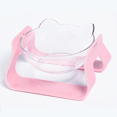Wholesale 15 degree cat food bowl adjustable degree pet bowl single bowl for small animal