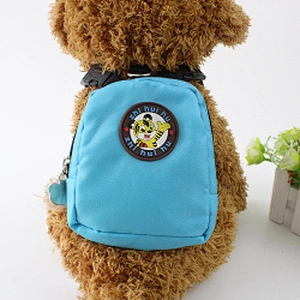 Wholesale Pet Outside Backpack Adjustable Dog Rucksack Bag Oxford Dog Backpack with Leash Harness