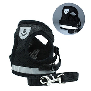 High Quality Designers Reflective Dog Harness Custom 2021 Adjustable Dog Harness Vest With Leash