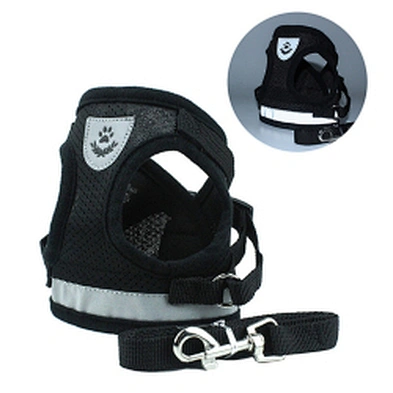 High Quality Designers Reflective Dog Harness Custom 2021 Adjustable Dog Harness Vest With Leash