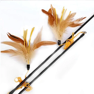 2021 trend new pet toys feather bells eco friendly the cat toys