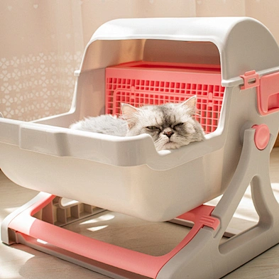 Semi Automatic Cat Litter Box