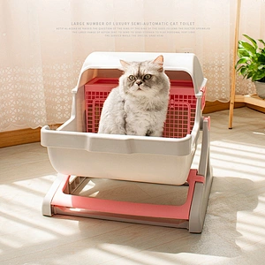 Semi Automatic Cat Litter Box