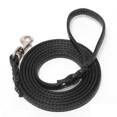 Wholesale Brass Snap Hook Dog Leash Large Rope Leather Dog Leashes For Dog