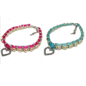 Pet Accessories Dog Products Diamond Dog Necklace Custom Dog Pearl Necklace For Cat