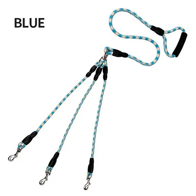 Braided Rope Dog Leash Colored Cute Large Cotton Rope Dog Leash For 3 Dogs