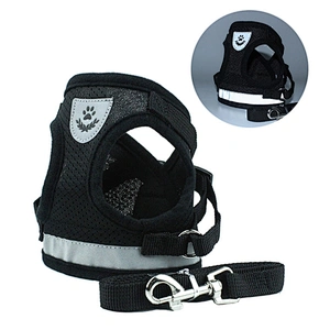 High Quality Designers Reflective Dog Harness Custom 2021 Adjustable Dog Harness Vest With Leash