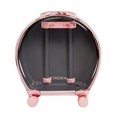 Portable Transparent Pet Trolley Case