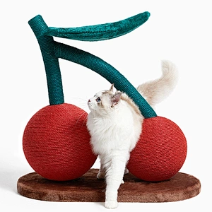 Large Cat Scratching Tree New Design Sisal Luxury Cherry Cat Tree