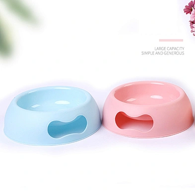 Wholesale Round Shape Pet Plastic Bowl Eco-friendly  Dog And Cat Food Water Plastic Bowl