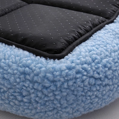 Fleece Dog Mat Wholesale Winter Warm Soft Coral Fleece Cat Pet Dog Bed Memory Foam