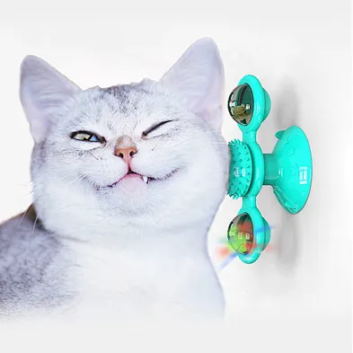 Amazon hot selling interactive toys training cat turntable pet toys