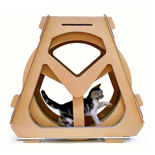 Wholesale Cat Toy Corrugated Paper Scratching Board Pet Cat Treadmill