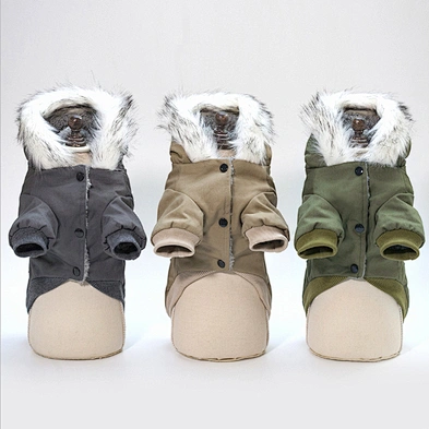 Hot sale pet windbreaker cotton coat fashion pet dog autumn & winter clothes