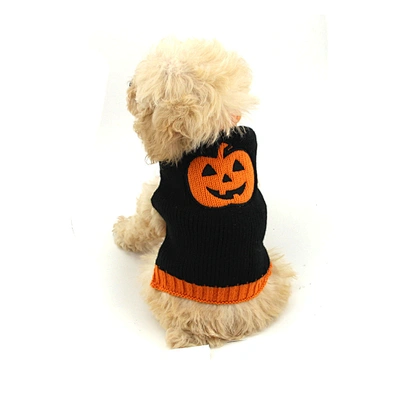 Pumpkin Dog Halloween Costumes Wholesale Winter Warm Dog Clothes From China
