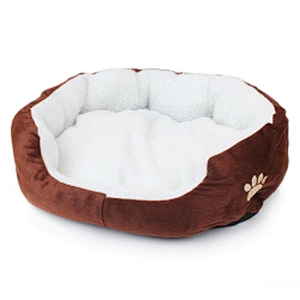 Wholesale Calming Dog Bed Orthopedic Memory Foam Plush Large Dog Bed