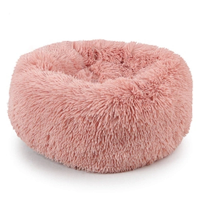 Cheap Calming Plush Good Quality Pet Donut Dog Bed for Dog Cute Fluffy Soft Cat Bed