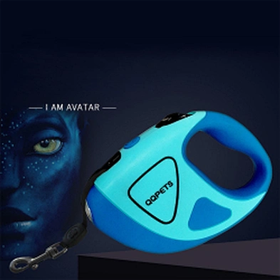Led Retractable Dog Leash With Light
