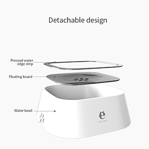 Hot Sale Pet Dog Water Bowl Not Wet Mouth Pet Dog Bowl Water Splash-proof Suspending Force Bowl