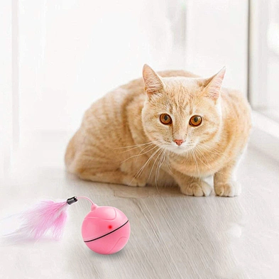 Smart Cat Toys Interactive Ball USB Charging Self Rotating Automatic Cat Ball