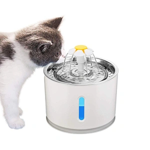 Automatic Pet Drinking Water Dispenser Stainless Steel Intelligent Pet Cat Water Fountain