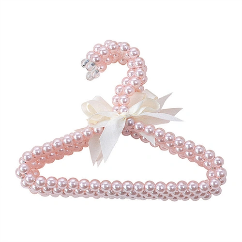 wholesale Pet clothes hangers 20cm Fashionable hot sale hangers for cat and teddy Pearl pet hangers