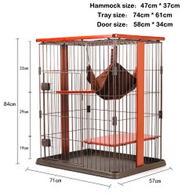 Cheap Large Cat Cage Villa Stainless Steel Luxury Big 3 Layer Cat Cage