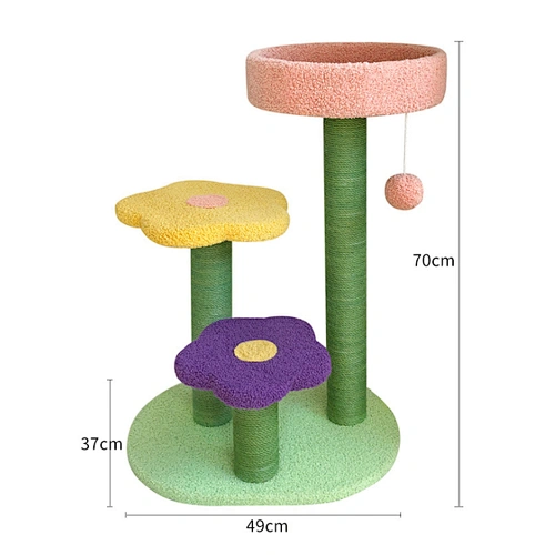 wholesale Popular New Design Cat Climbing Scratcher Tree Cat Tower Toy